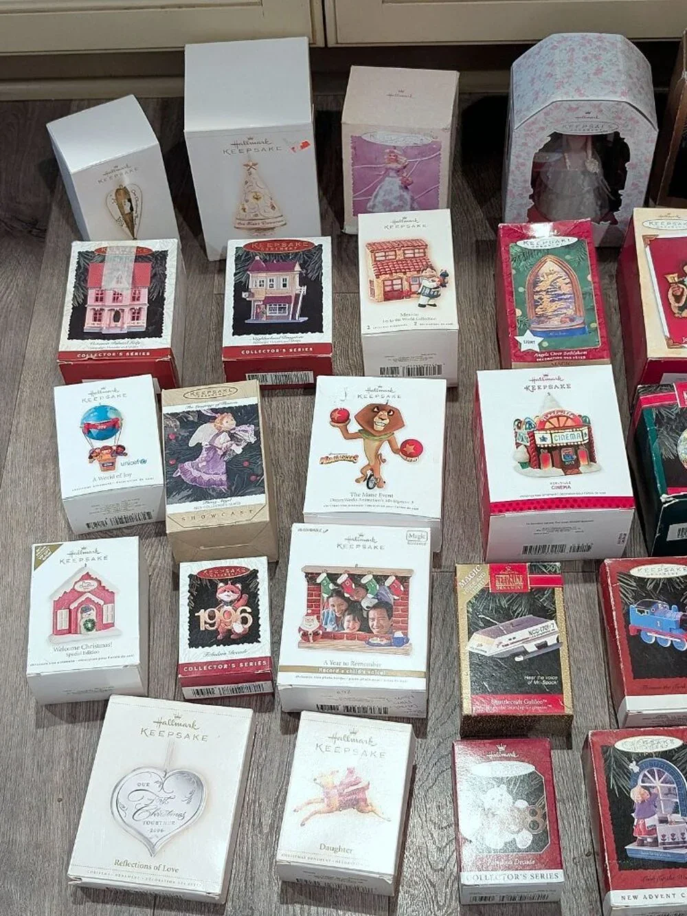 HUGE Lot of 52 Hallmark Keepsake Christmas Tree Ornaments